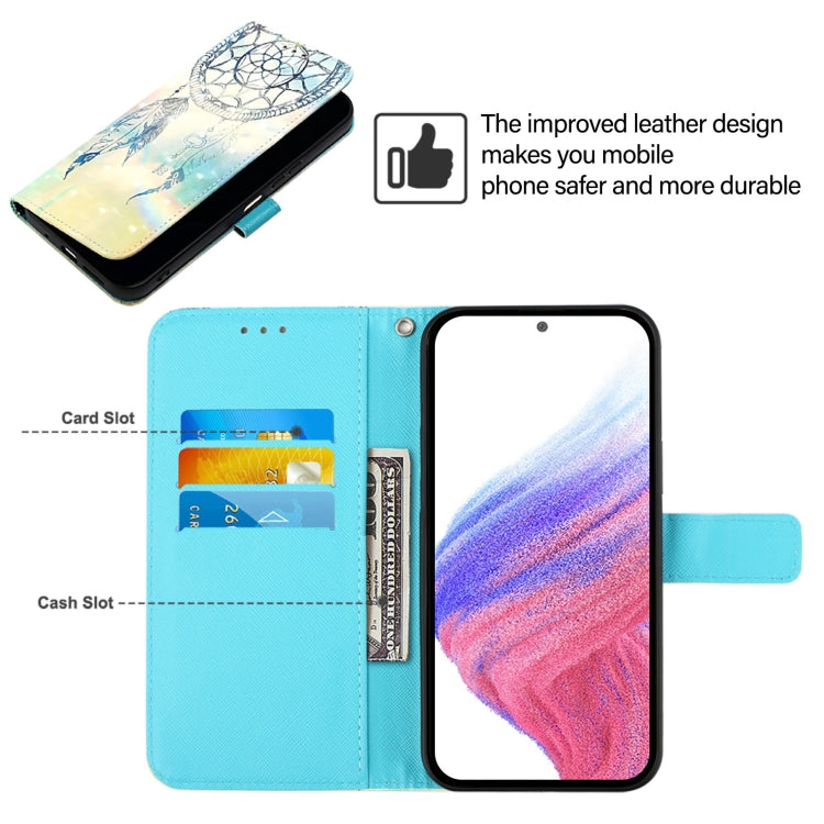 Funda de Cuero con Tapa Horizontal para TCL 50 Pro Nxtpaper 3D Painting (Dream Wind Chimes)