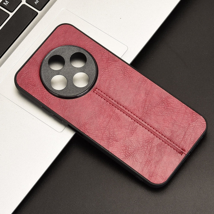 Funda para Teléfono Tecno Spark 30C con Diseño de Vaca y Tarjeta de Costura (Roja)