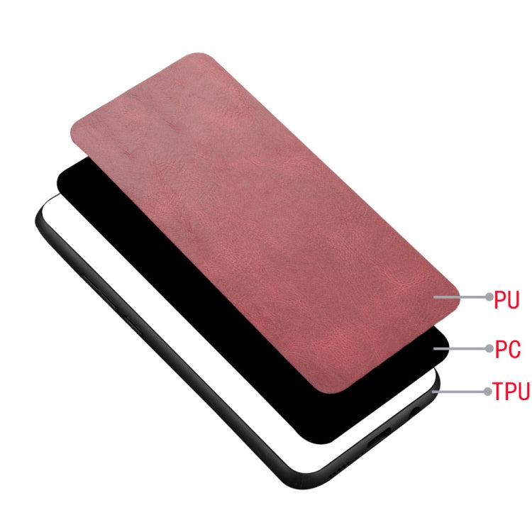 Funda para Teléfono Tecno Spark 30C con Diseño de Vaca y Tarjeta de Costura (Roja)