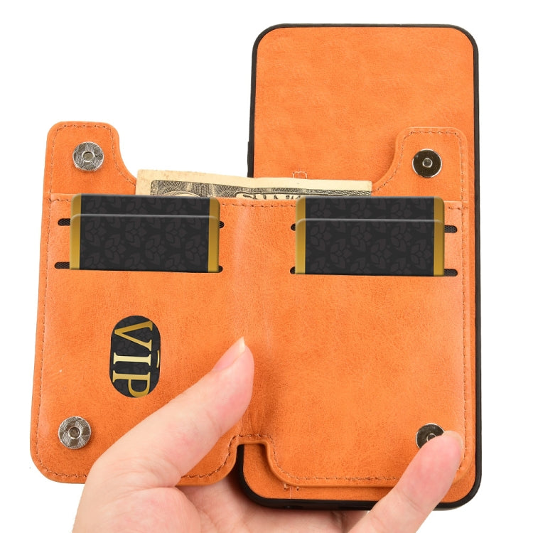 Funda para Teléfono Tecno Spark Go 1 con Patrón de Vaca (Naranja)