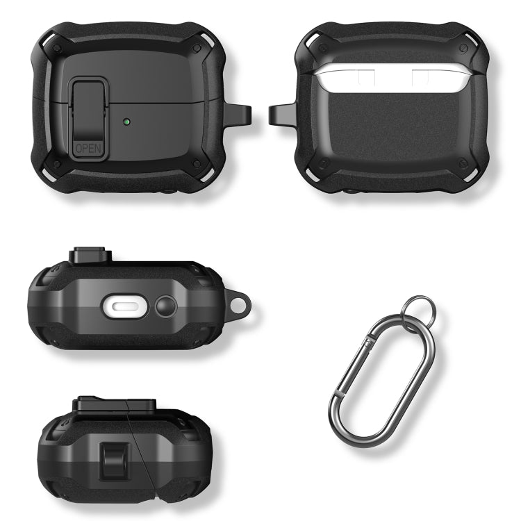 Funda Protectora Samsung Galaxy Buds 3/3 Pro Bumblebee con Interruptor y Gancho (Negro)