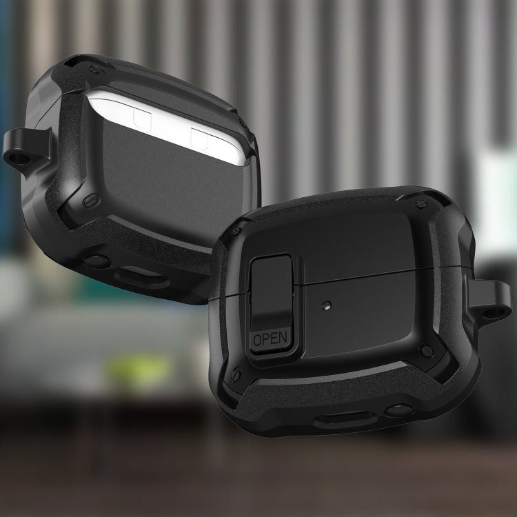 Funda Protectora Samsung Galaxy Buds 3/3 Pro Bumblebee con Interruptor y Gancho (Negro)