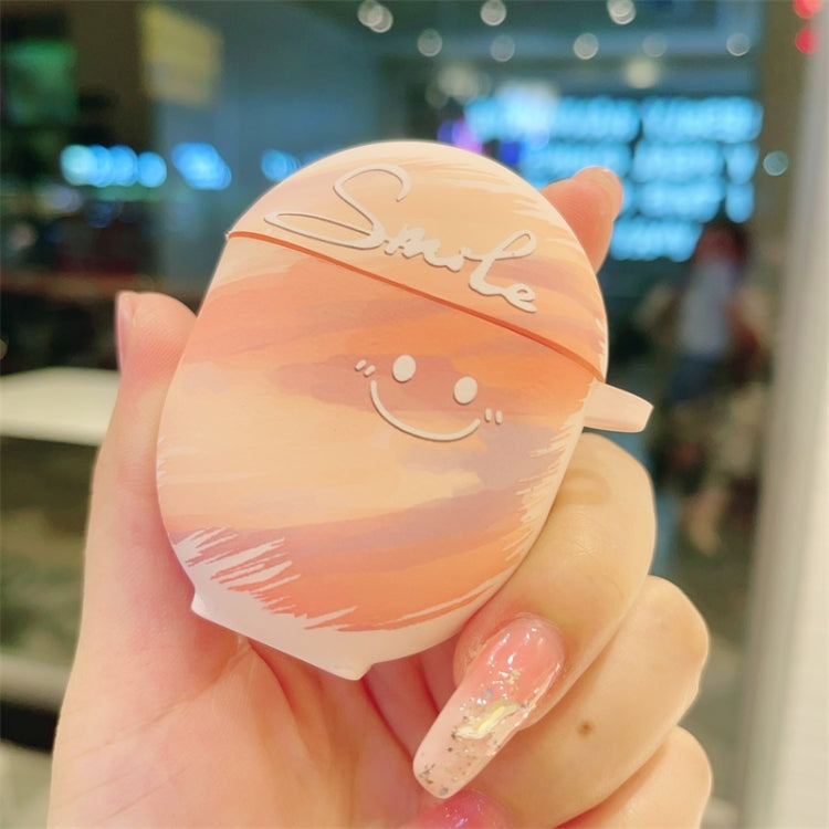 Estuche TPU Esmerilado Smile Clouds para Auriculares Redmi Buds 4 (Rosa)