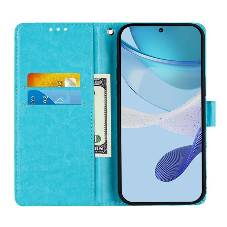 Funda de Cuero Nxtpaper para Teléfono TCL 50 Pro con Patrón Mariposa en Forma de Torre (Color)