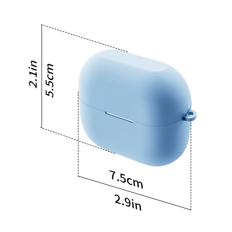 Funda Protectora de Silicona para Auriculares Bluetooth Samsung Galaxy Buds 3/3 Pro (Roja)