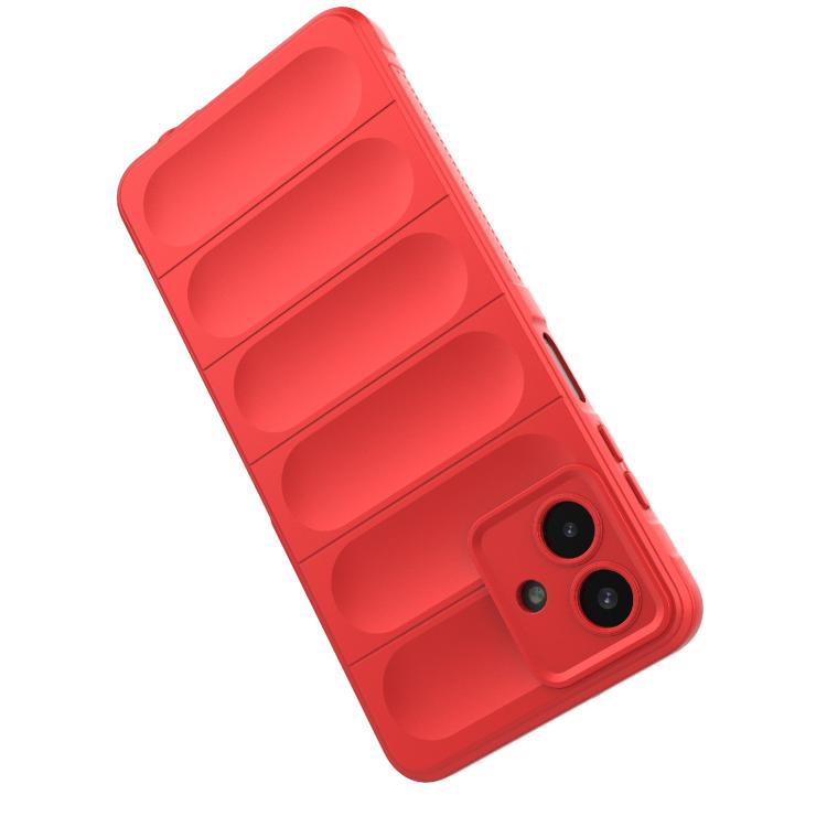 Funda de TPU + franela Magic Shield para Samsung Galaxy A07 4G (roja)