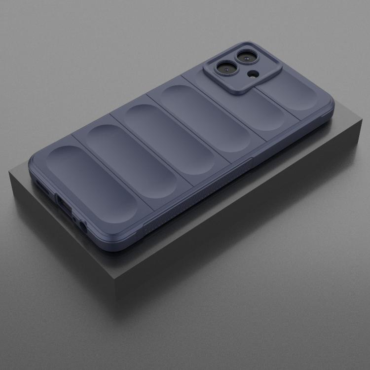 Funda de TPU + franela Magic Shield para Samsung Galaxy A07 4G (azul oscuro)