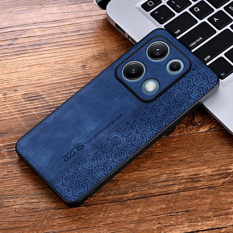 Funda AZNS con relieve 3D para Redmi Note 14S 4G (azul zafiro)