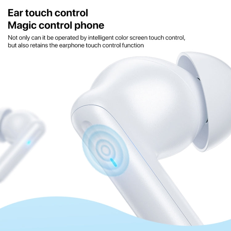 Auriculares inalámbricos Wekome Beluga S12 Audyhle ENC con reducción de ruido y pantalla a color (Negro)