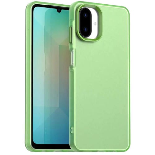 Funda híbrida de TPU a prueba de golpes para Samsung Galaxy A07 5G Candy PC (verde)