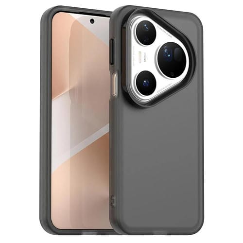 Funda híbrida de TPU y PC a prueba de golpes para Huawei Pura 80 Ultra Candy (negra)