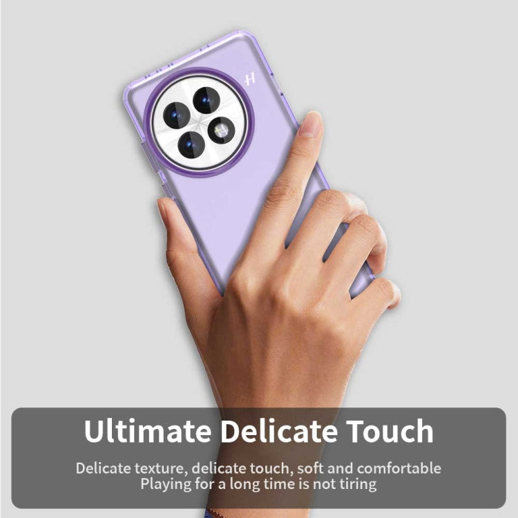 Funda Híbrida TPU para OnePlus 13 Candy PC a Prueba de Golpes (Morado)