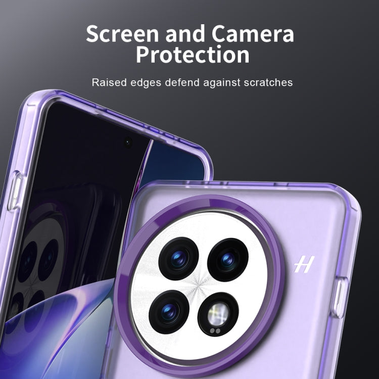 Funda Híbrida TPU para OnePlus 13 Candy PC a Prueba de Golpes (Morado)