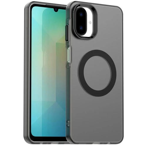 Funda híbrida de TPU y PC con Magsafe Candy para Samsung Galaxy A07 5G (negra)