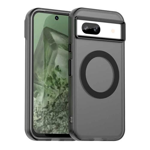 Funda híbrida TPU PC con Protección Magsafe Candy para Google Pixel 8A (Negra)