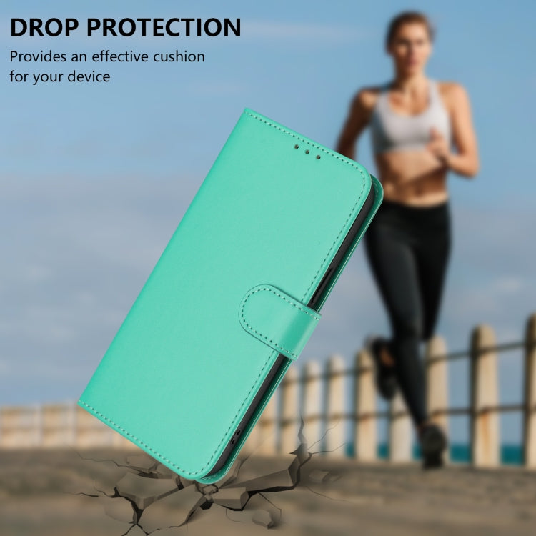 Funda de Piel para OnePlus 11 con Cordón (Verde) Tacto de Piel