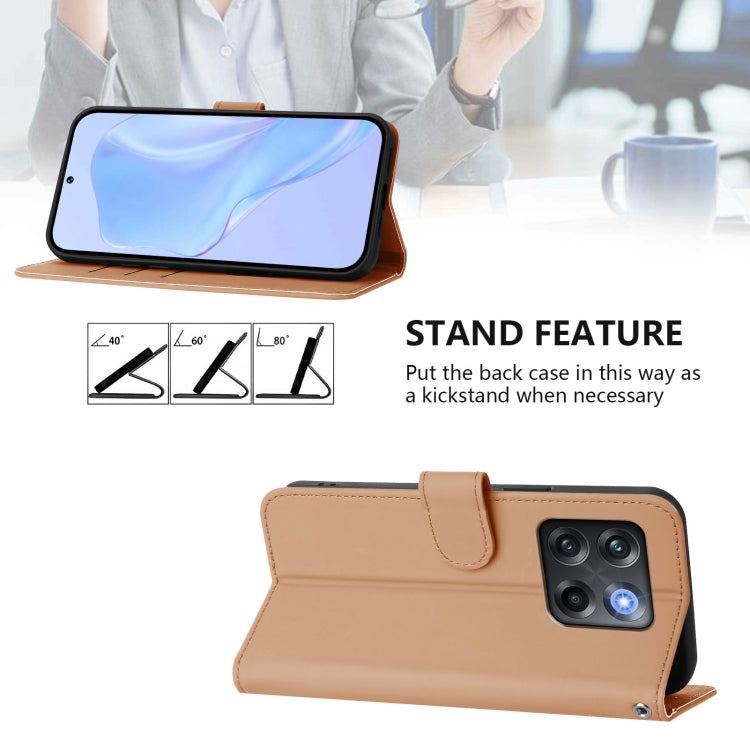 Funda de Cuero con Cordón para OnePlus Ace Pro 5G (Piel)