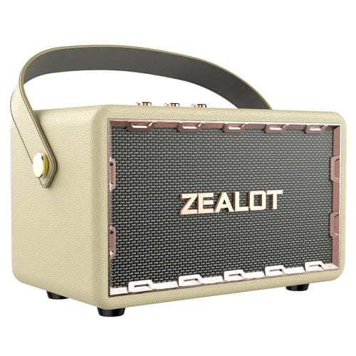 Altavoz Bluetooth portátil Zealot Mt01 Retro Card inalámbrico (Blanco)