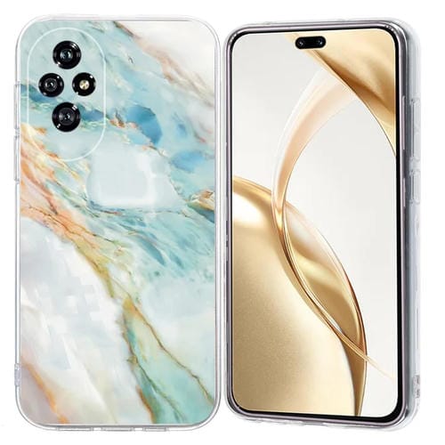 Funda TPU Honor 200 Pro con Patrón de Pintura Colorida Mármol