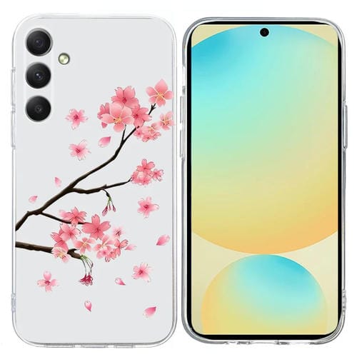 Funda TPU Samsung Galaxy A35 5G Patrón Pintura Colorida (Flor de Ciruelo)