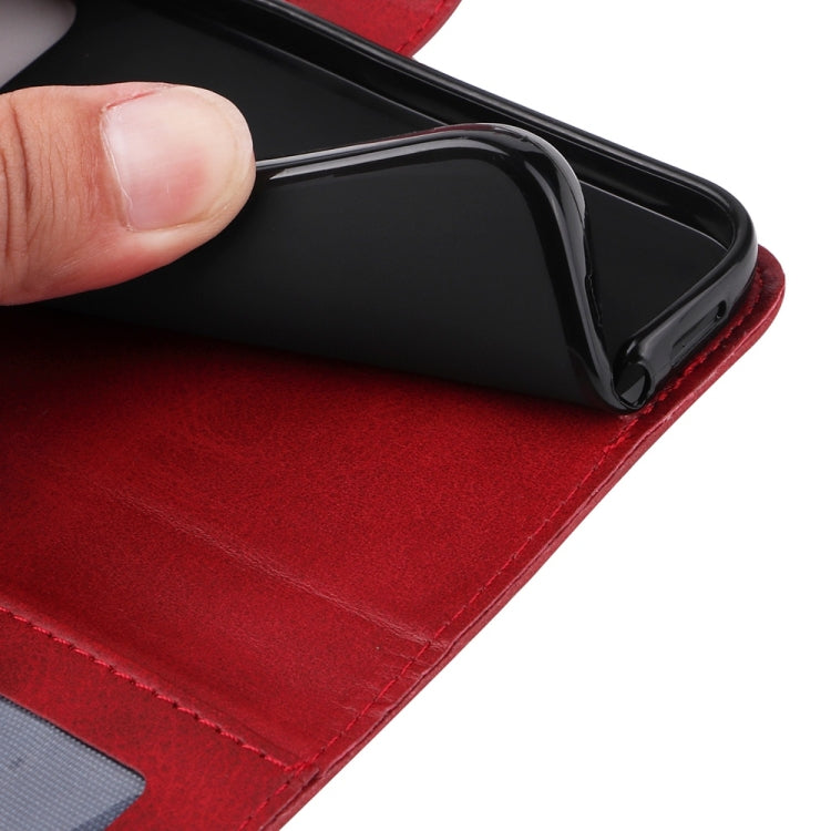 Funda Piel Sintética con Tapa para Tecno Camon 30S y 30S Pro (Rojo)