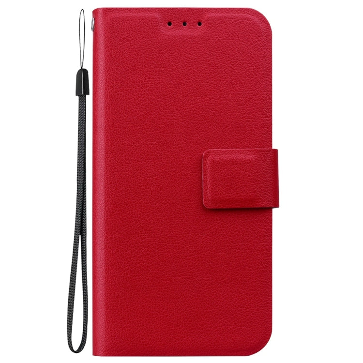 Funda de Cuero con Hebilla Magnética Ultrafina para OnePlus Nord Ce 3 Lite y Nord N30 (Rojo)