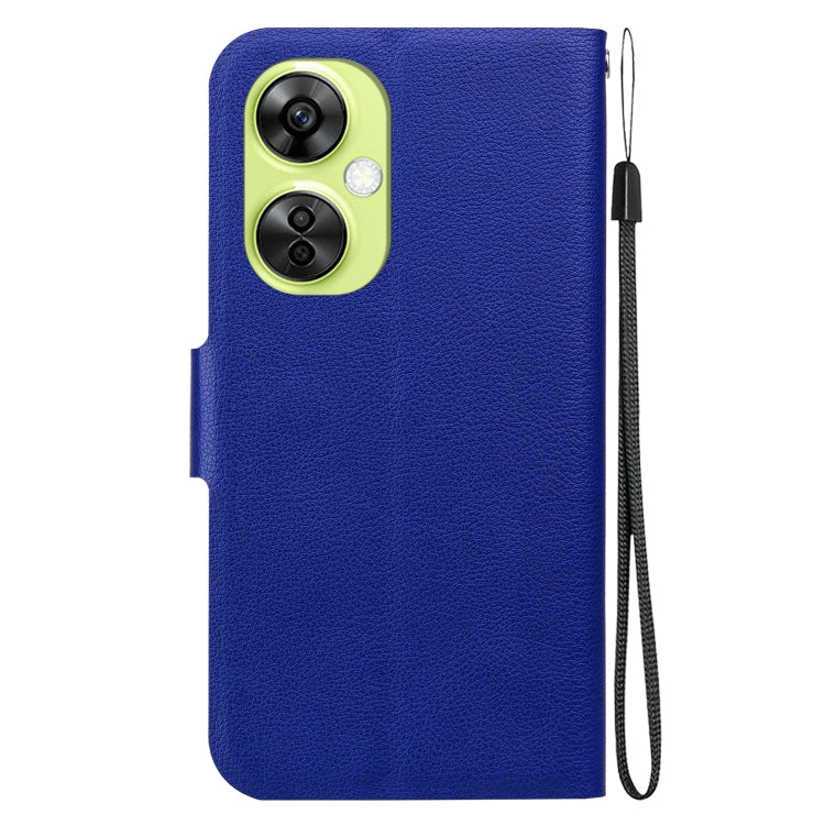 Funda de Cuero con Hebilla Magnética Ultrafina para OnePlus Nord Ce 3 Lite/Nord N30 (Azul)
