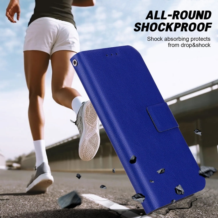 Funda de Cuero con Hebilla Magnética Ultrafina para OnePlus Nord Ce 3 Lite/Nord N30 (Azul)