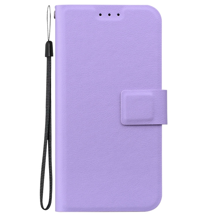 Funda de Cuero con Hebilla Magnética Ultrafina para OnePlus Nord 3/Ace 2V (Morado)