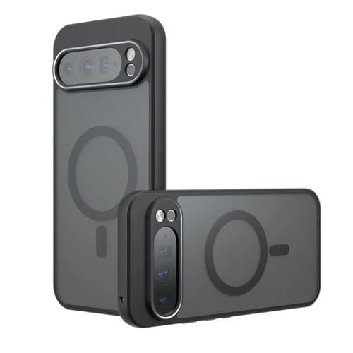 Funda híbrida TPU y PC Google Pixel 9 Pro XL Armor Magsafe (Negro Esmerilado)