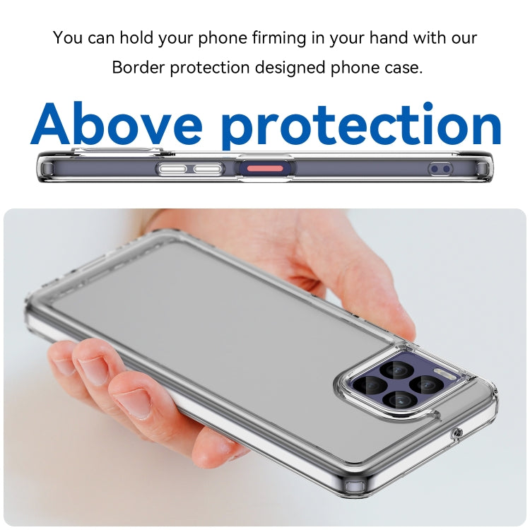 Funda TPU para Teléfono T-Mobile Revvl 7 Pro 5G Candy Series (Transparente)
