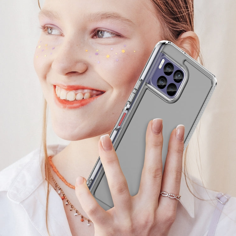 Funda TPU para Teléfono T-Mobile Revvl 7 Pro 5G Candy Series (Transparente)