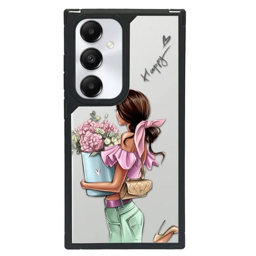 Funda para Teléfono Samsung Galaxy A05S Cobertura Total Diseño Arte Creativo (Chica de Moda B)