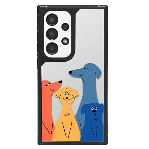 Funda para Teléfono Samsung Galaxy A23 4G/5G Diseño Artístico Perro Colorido (A)