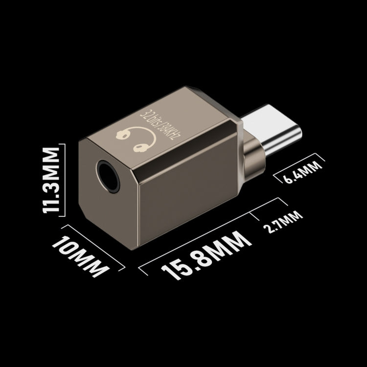 Adaptador de Audio Digital Tipo C/USB-C a 3,5 mm (Pistola)