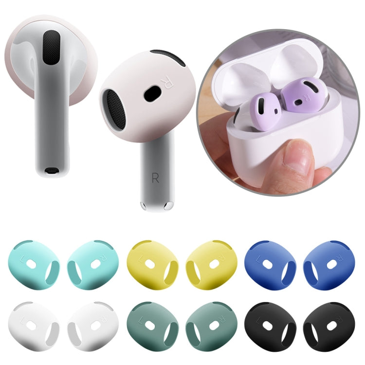 Funda Protectora Silicona Suave para Auriculares AirPods 4 (Azul Oscuro)