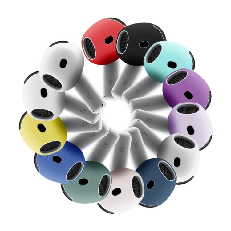 Funda Protectora Silicona Suave para Auriculares AirPods 4 (Azul Oscuro)
