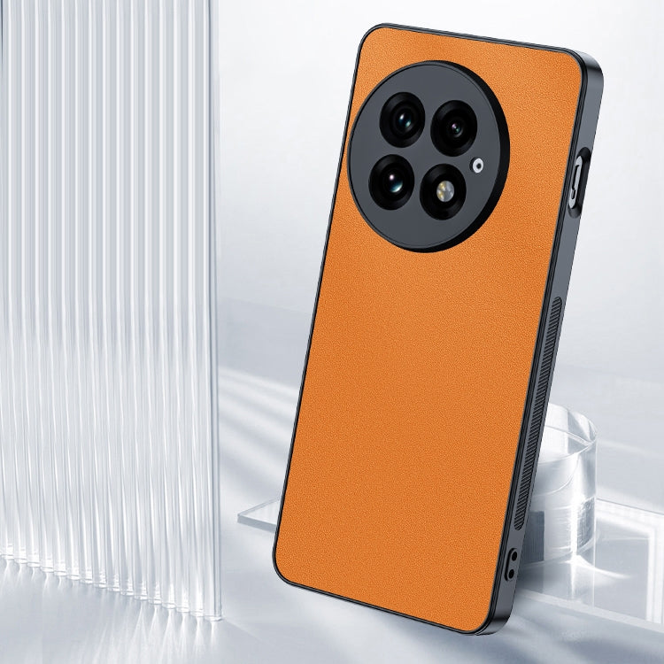 Funda Piel Sintética Ultrafina para Teléfono OnePlus 13 (Negra)