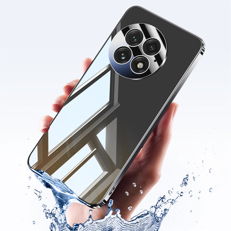 Funda para Teléfono OnePlus 13 a Prueba de Golpes con Cobertura Total y Cristal de Hielo (Plateada)