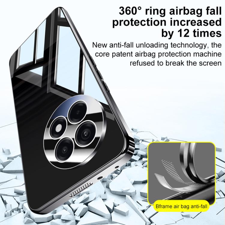 Funda para OnePlus Ace 5 Pro Cristal de Hielo Galvanizado Cobertura Total (Negra)