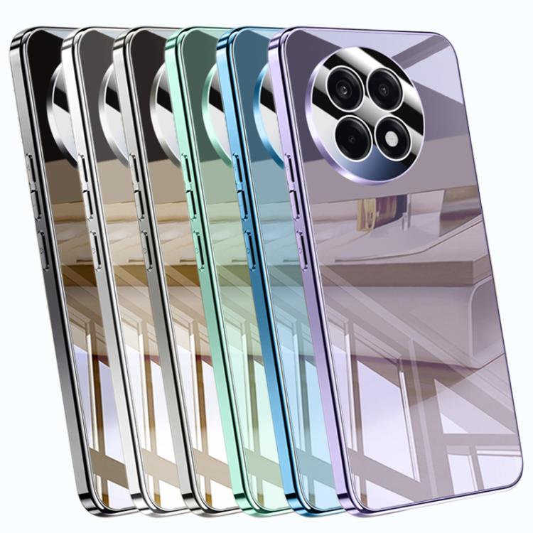 Funda para OnePlus Ace 5 Pro Diseño Cristal de Hielo Galvanizado Cobertura Total a Prueba de Golpes (Verde)