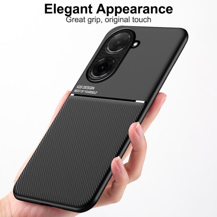 Funda híbrida de TPU y policarbonato con diseño clásico de tira inclinable y granulado para Redmi A5 4G (171,7 mm) y Xiaomi Poco C71 (azul)