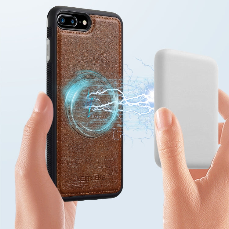 Funda para iPhone 16E Lc.Imeeke Magsafe (Marrón)