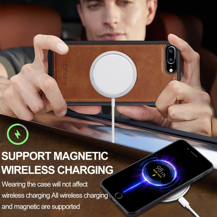 Funda para iPhone 16E Lc.Imeeke Magsafe (Marrón)