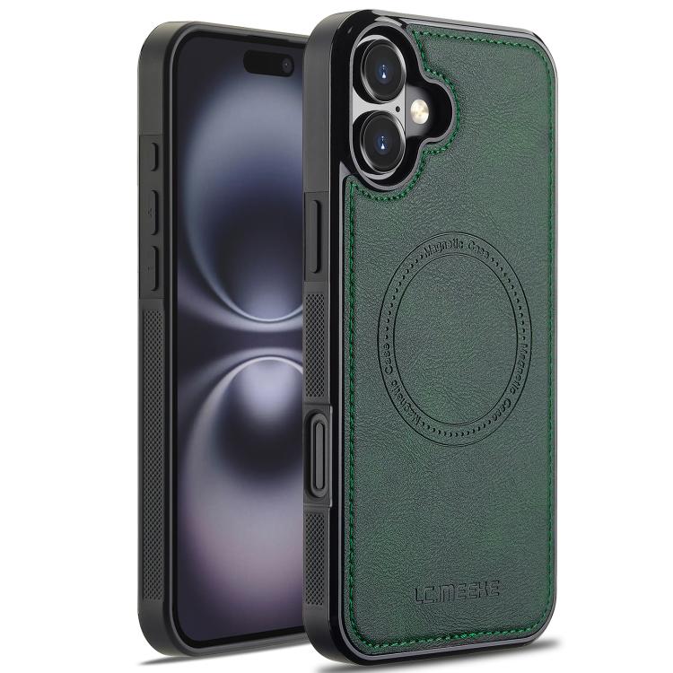 Funda LC.IMEEKE Magsafe para iPhone 17 (verde)