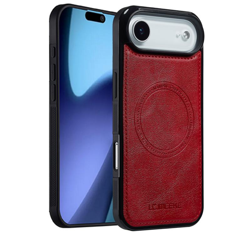 Funda LC.IMEEKE Magsafe para iPhone 17 Air (roja)