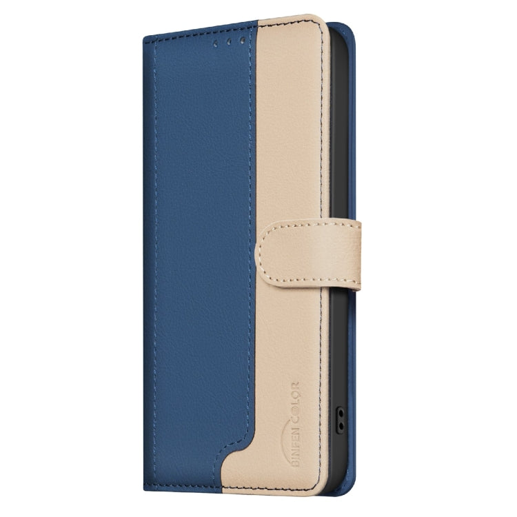 Funda de Cuero Antirrobo RFID para OnePlus 13 (Azul)