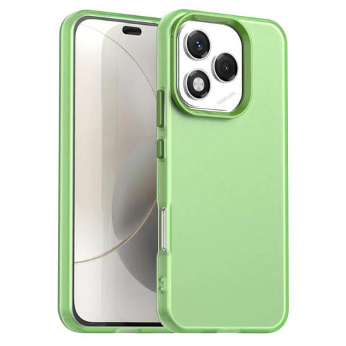 Funda híbrida de TPU y PC para Honor 400 Lite, a prueba de golpes, color verde