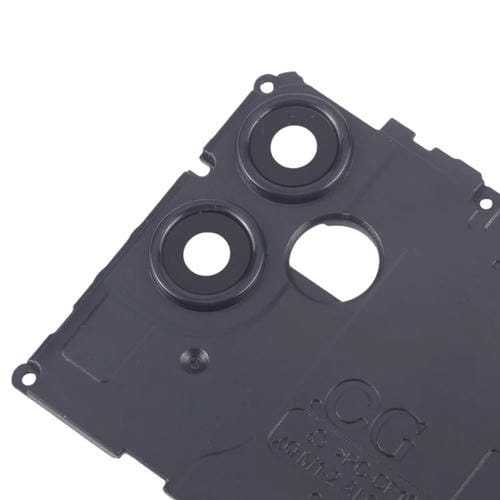 Couvercle de lentille d'appareil photo arrière Samsung Galaxy A04e SM-A042F (10 pièces) (Noir)