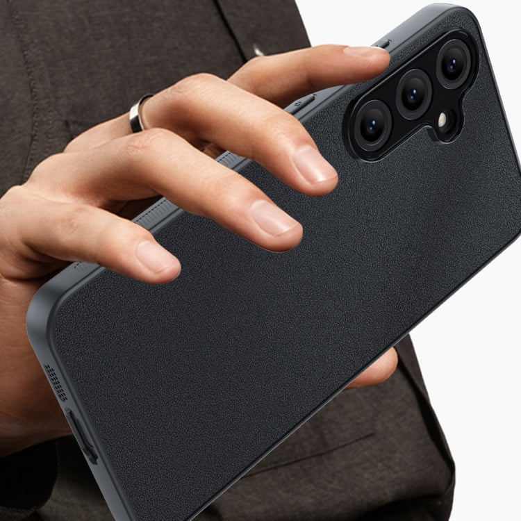 Funda Ultrafina de Piel para Samsung Galaxy S24 FE 5G (Negra)
